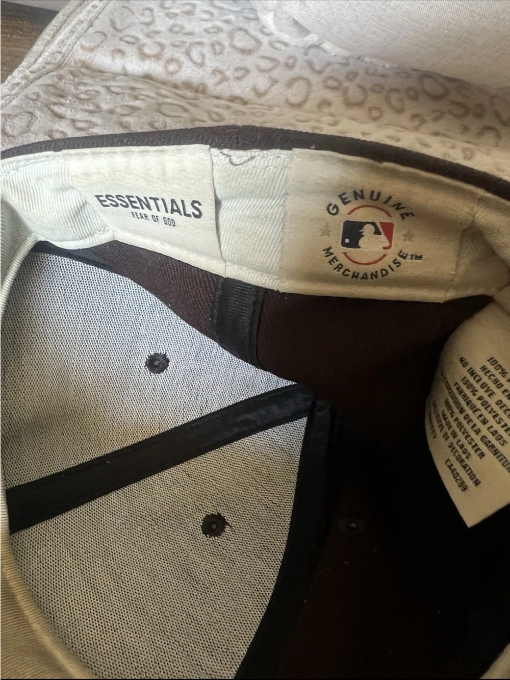 Fear Of God 5950 New Era San Diego Padres Fitted Cap Size 6 7/8 Baseball - Picture 7 of 9